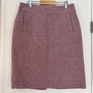 Banana Republic Pink Tweed Skirt